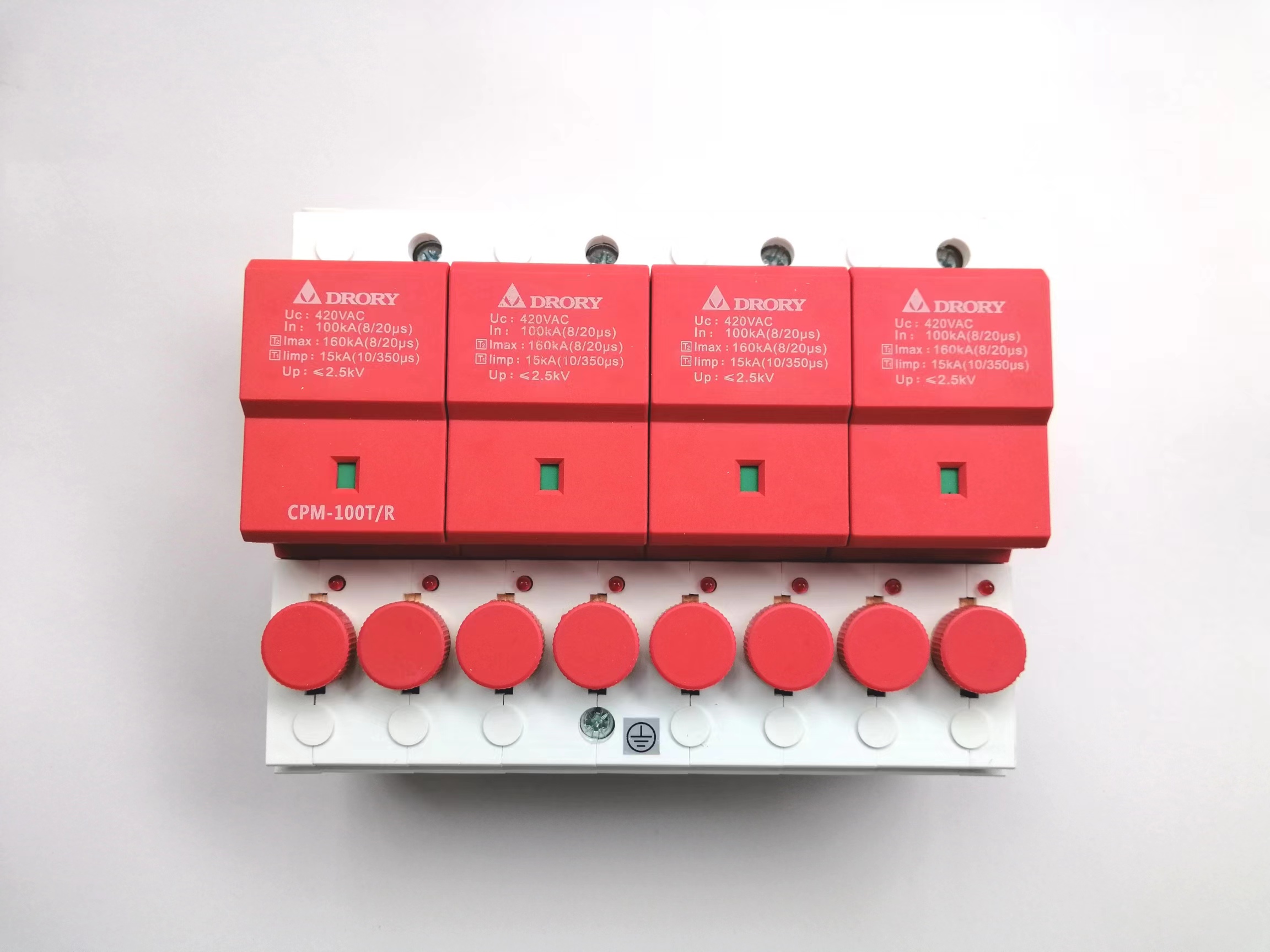 CPM-100T/R  4P 電涌保護器、熔斷組合一體式浪涌保護器，中力防雷器