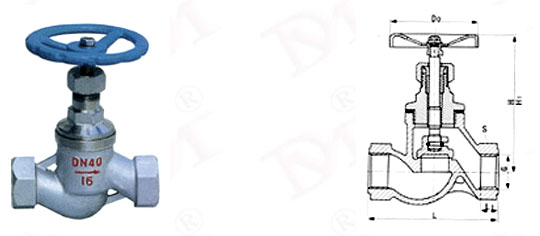 J11W內螺紋截止閥