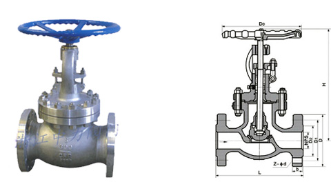 J41W美標不銹鋼截止閥