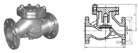 H41W不銹鋼升降式止回閥