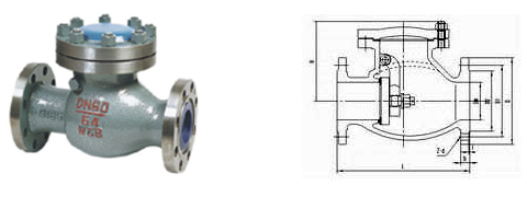 H44H旋啟式止回閥