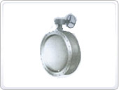 手柄蝸輪傳動法蘭式通風型蝶閥